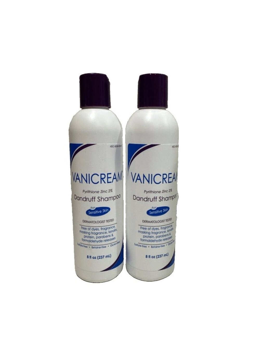 2-Vanicream Anti-Dandruff Shampoo Medicated Pyrithione Zinc 2% NEW SEALED, 12/26